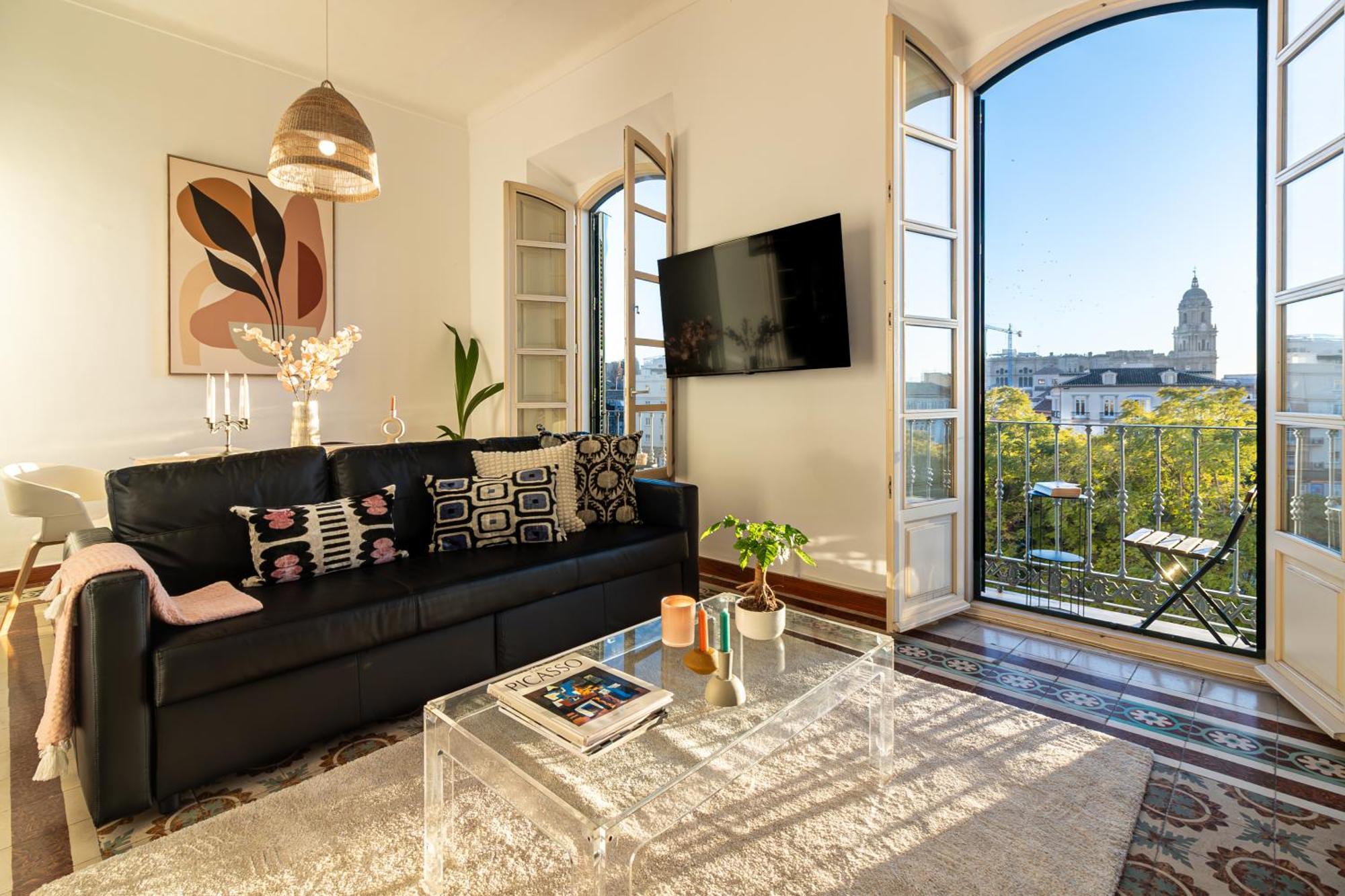 Malaga Center Flat Balcony At Picasso'S Home Bagian luar foto